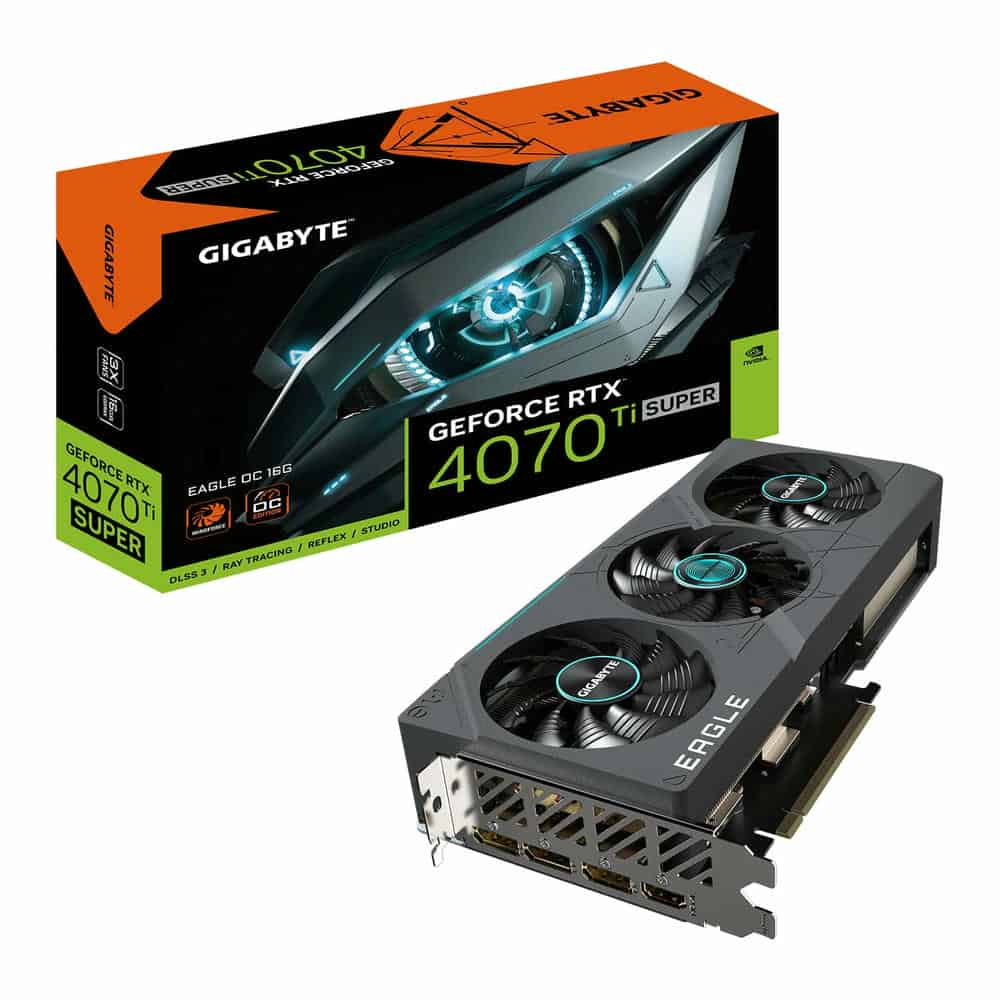 Gigabyte NVIDIA GeForce RTX 4070 Ti SUPER 16GB EAGLE OC Ada Lovelace Graphics Card